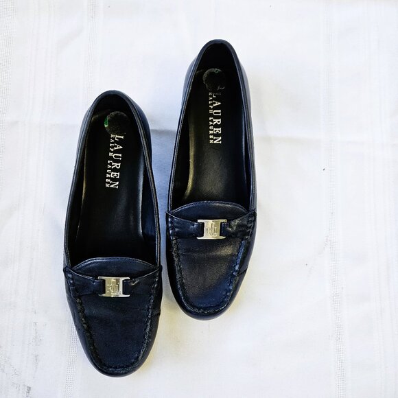 Lauren Ralph Lauren Shoes - Lauren Ralph Lauren Careigh Navy Blue Driving Loafers Size 8B
